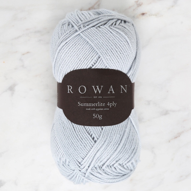 Rowan Summerlite 4Ply Yarn, Ice Blue – 00419