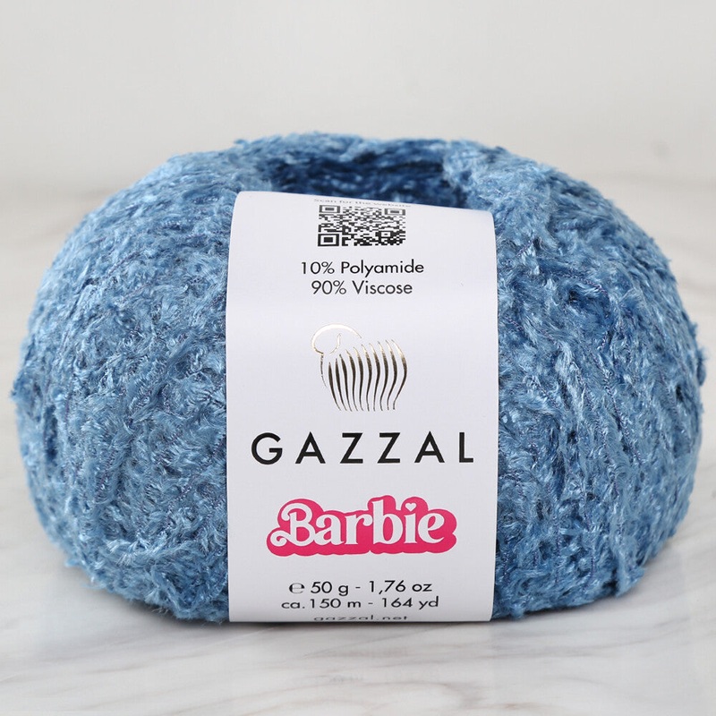 Gazzal Barbie Blue Yarn – 10724