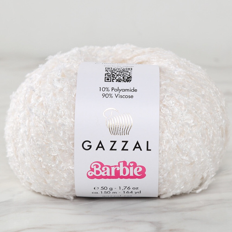 Gazzal Barbie Ecru Yarn – 10700
