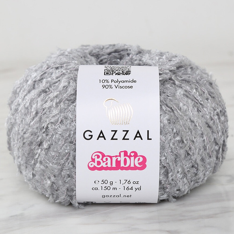 Gazzal Barbie Grey Yarn – 10702
