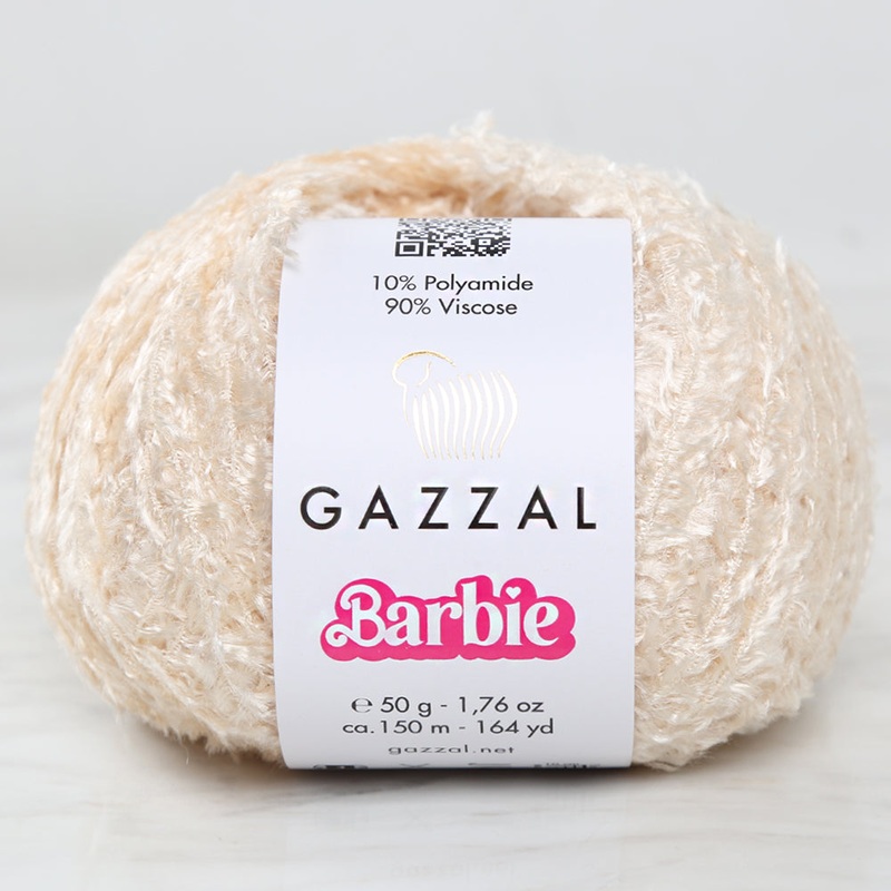 Gazzal Barbie Hand Knitting Yarn Cream – 10714