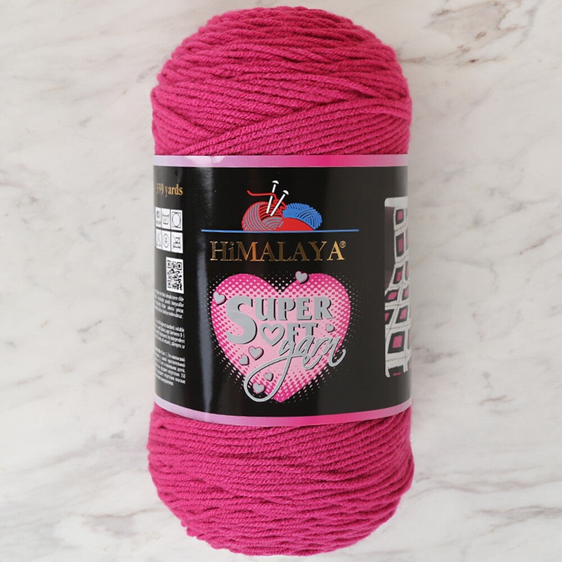 Himalaya Super Soft 200 gr Yarn, Fuchsia – 80858