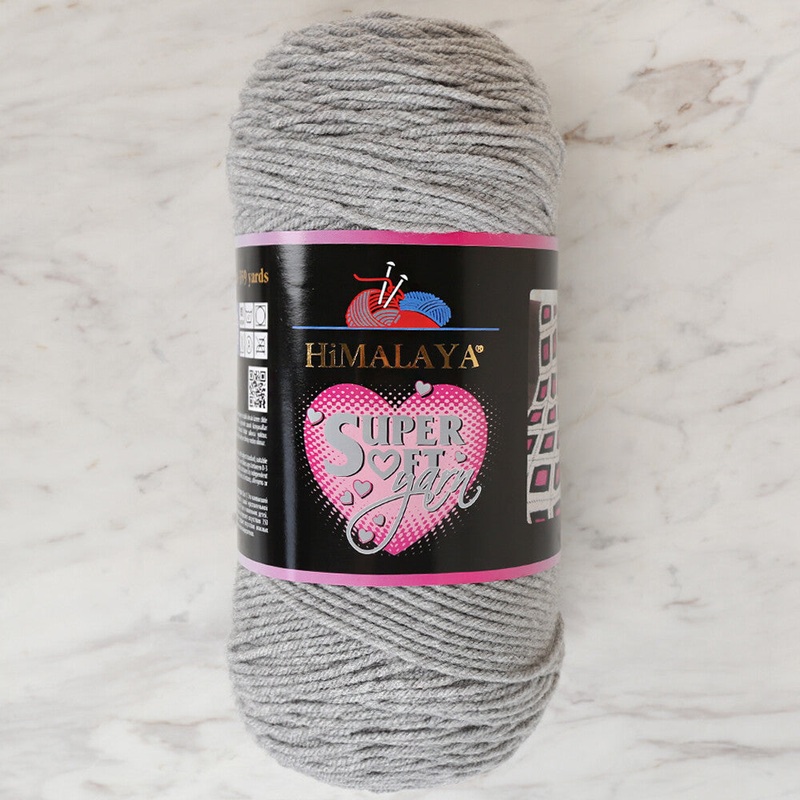 Himalaya Super Soft 200 gr Yarn, Grey – 80864