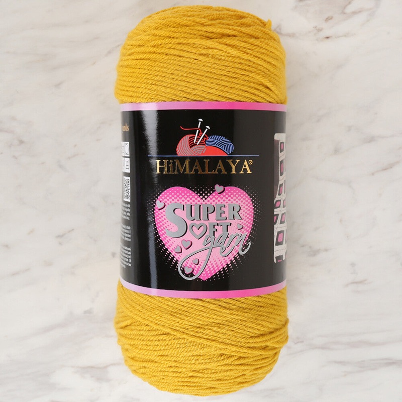 Himalaya Super Soft 200 gr Yarn, Mustard – 80855