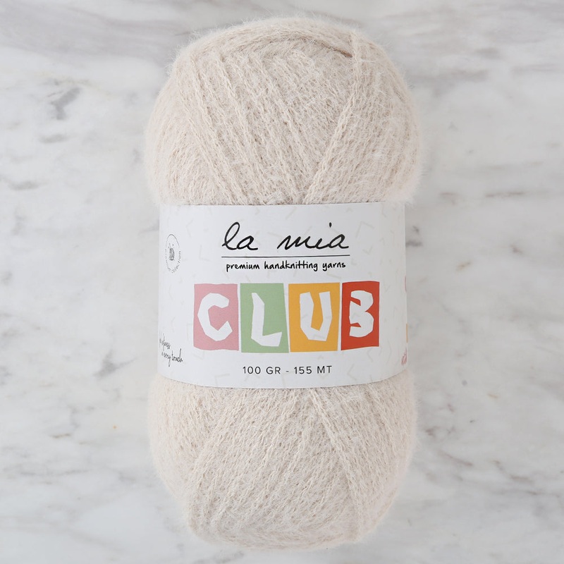 La Mia Club Hand Knitting Yarn Beige – 620