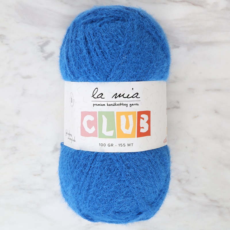La Mia Club Hand Knitting Yarn Blue – 612
