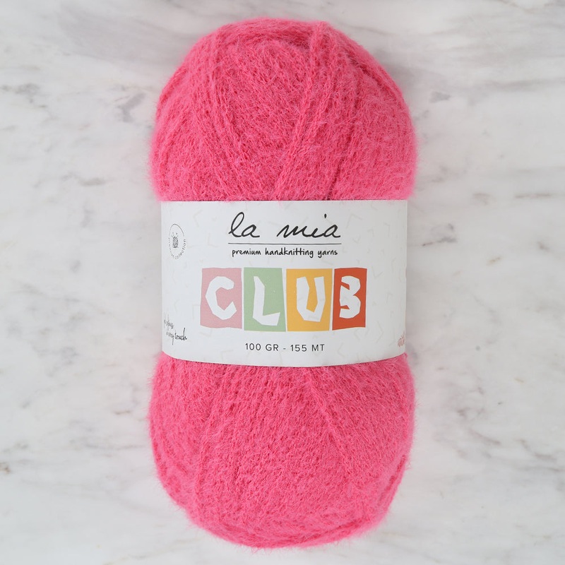 La Mia Club Hand Knitting Yarn Dark Pink – 609