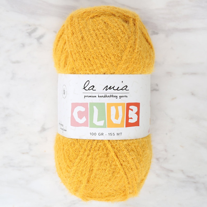 La Mia Club Hand Knitting Yarn Mustard – 619