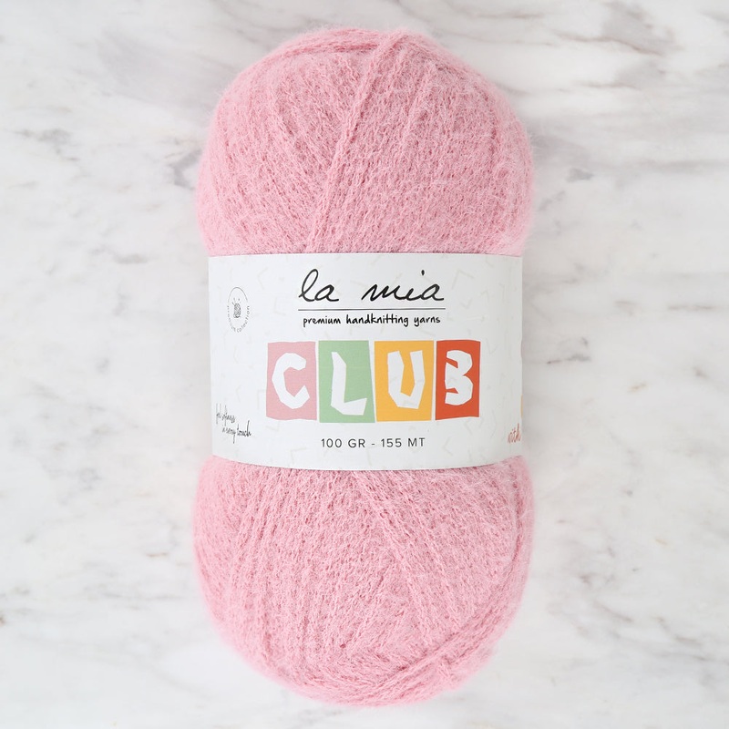 La Mia Club Hand Knitting Yarn Pink – 608