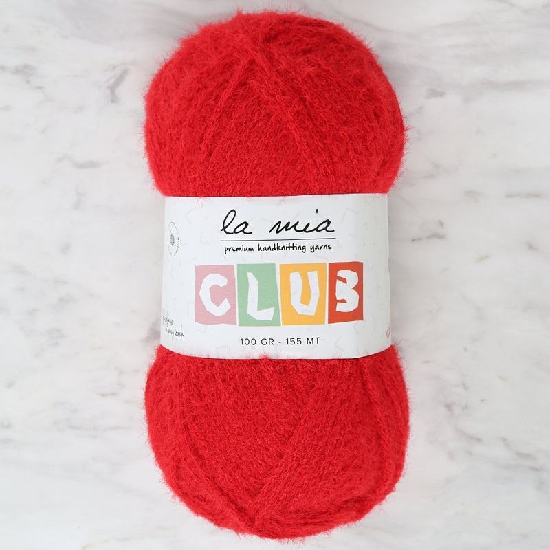 La Mia Club Hand Knitting Yarn Red – 610