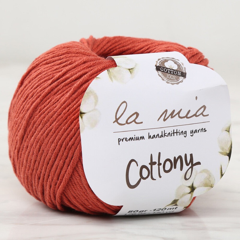 La Mia Cottony Baby Yarn, Brown – L031