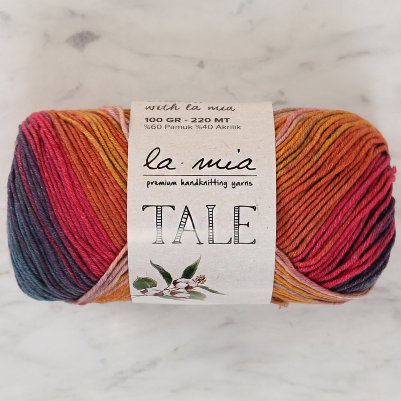La Mia Tale Hand Knitting Yarn Variegated – LM016