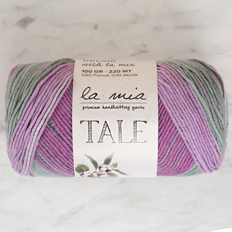 La Mia Tale Hand Knitting Yarn Variegated – LM036