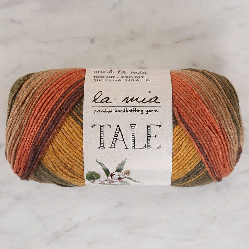 La Mia Tale Hand Knitting Yarn Variegated – LM076