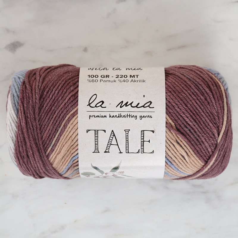 La Mia Tale Hand Knitting Yarn Variegated – LM146