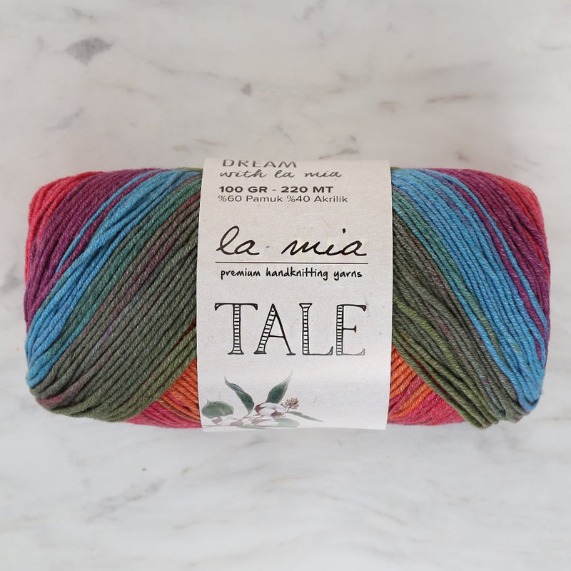 La Mia Tale Hand Knitting Yarn Variegated – LM176