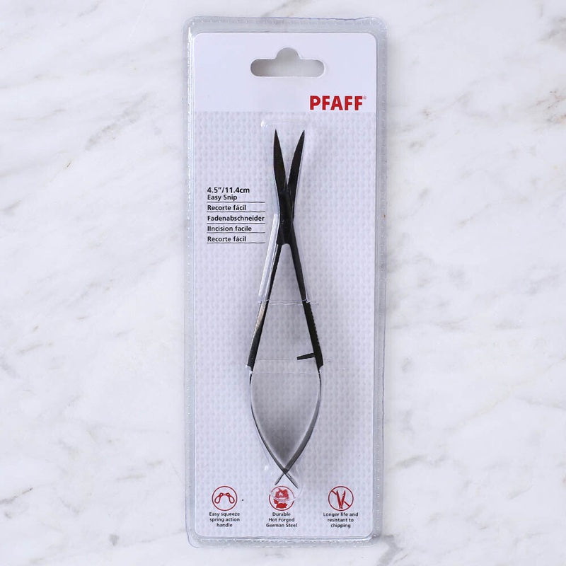 PFAFF Spring Precision Cutting Scissors 4.5 inch – Black
