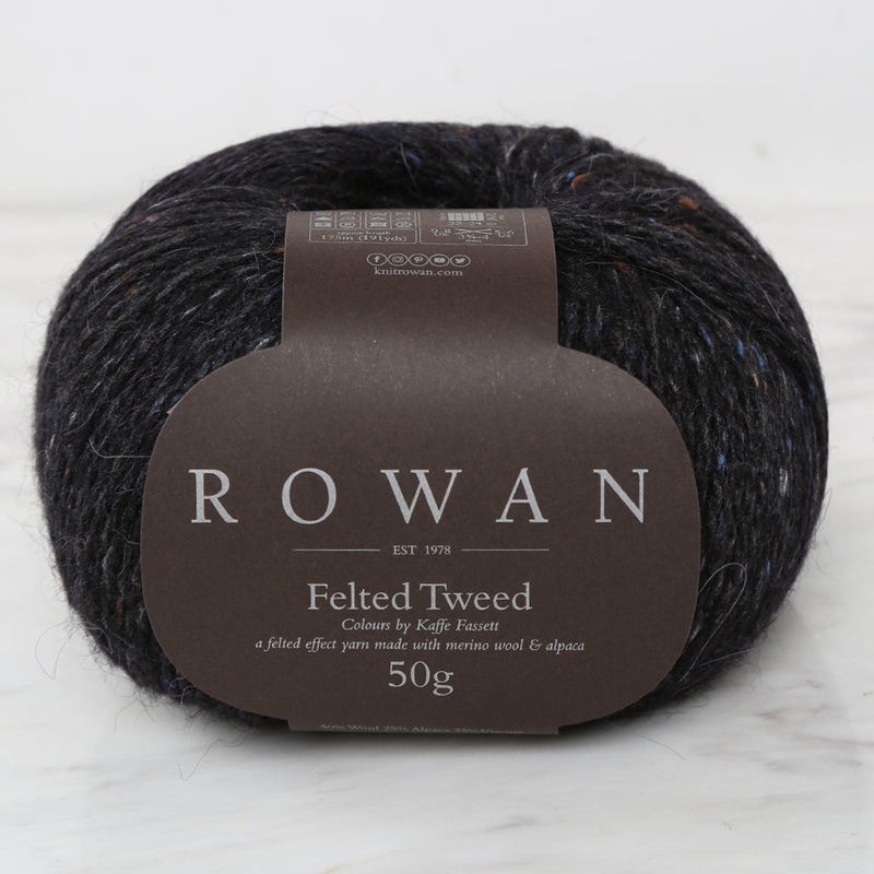 Rowan Felted Tweed 50gr Yarn, Black –  211