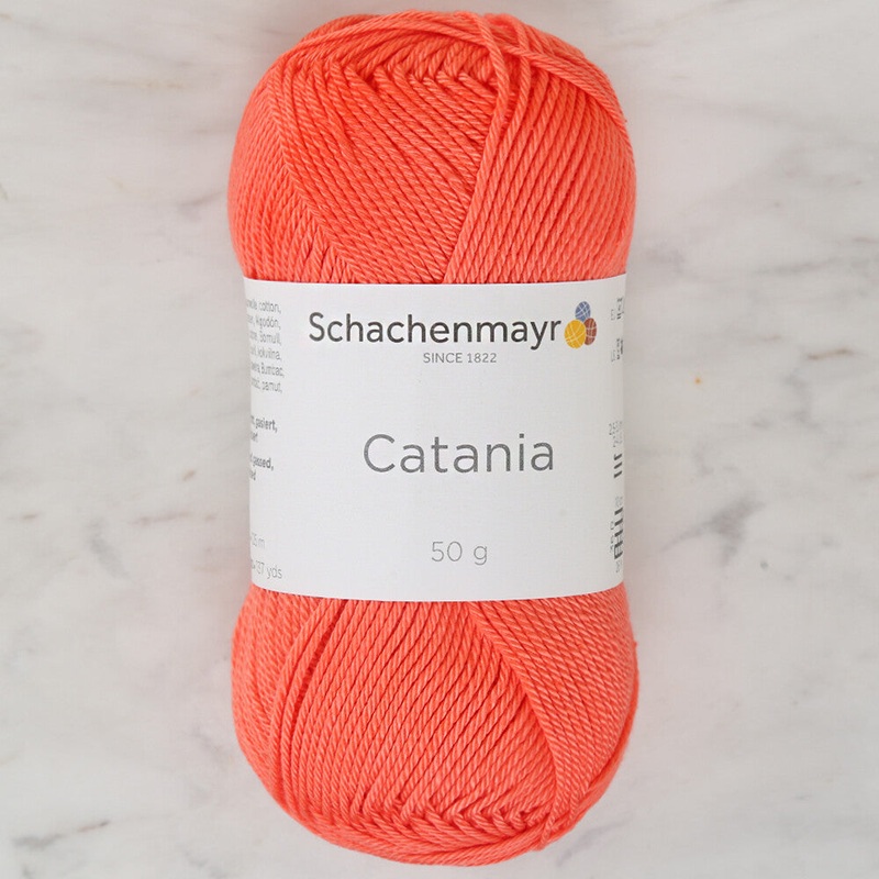 Schachenmayr Catania 50 gr Orange Yarn – 02019
