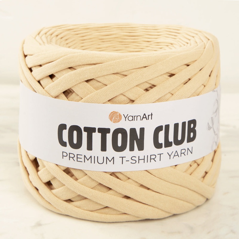 Yarnart COTTON CLUB T-Shirt Yarn Cream-7313