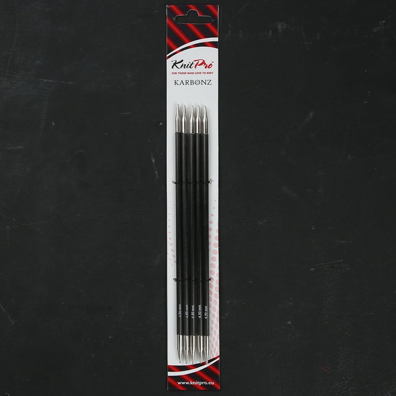 KnitPro Karbonz 4.5mm 20cm Double Pointed Needle – 41133