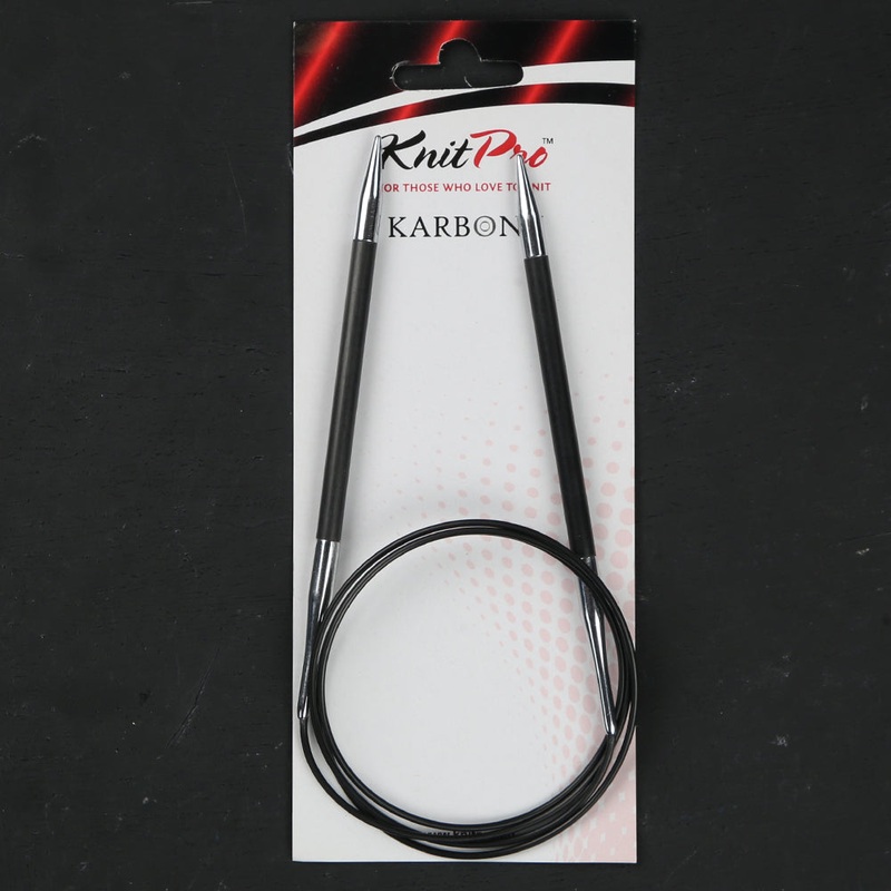 KnitPro Karbonz 5.5mm 100cm Circular Knitting Needles – 41212