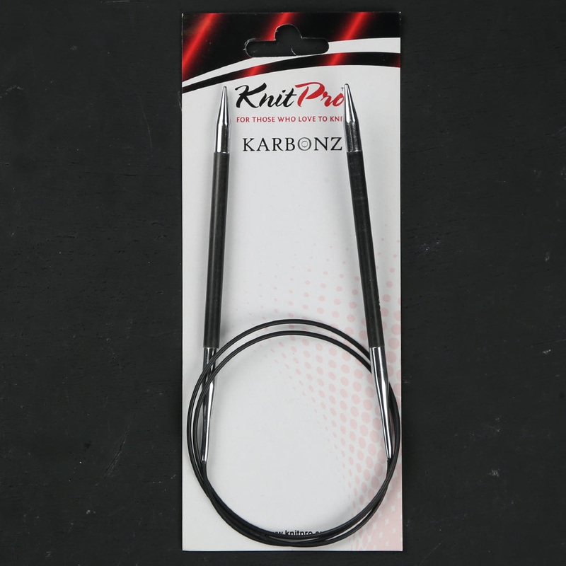 KnitPro Karbonz 5.5mm 80cm Circular Knitting Needles – 41191