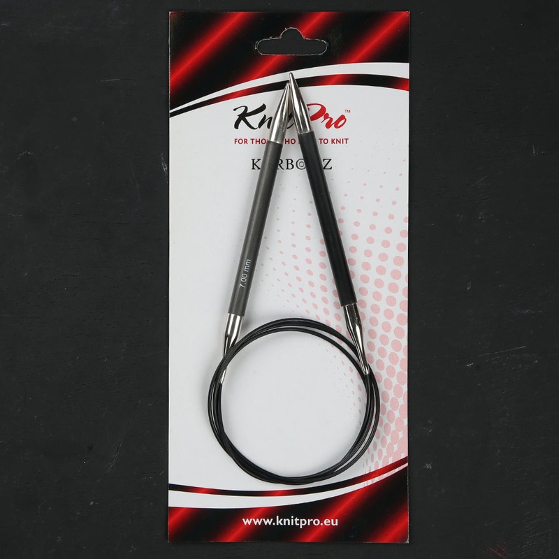 KnitPro Karbonz 7mm 100cm Circular Knitting Needles – 41215
