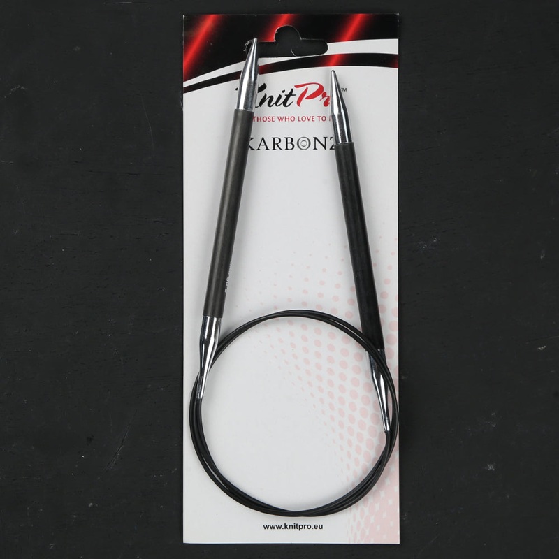 KnitPro Karbonz 7mm 80cm Circular Knitting Needles – 41194