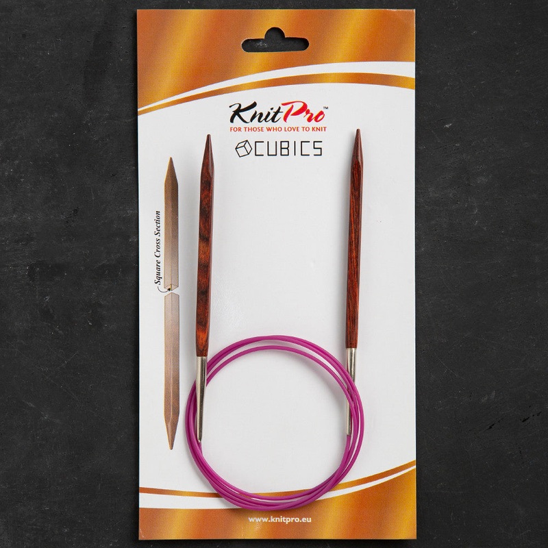 KnitPro Symfonie Cubics 6.5mm 100cm Cubic Circular Needle – 25349