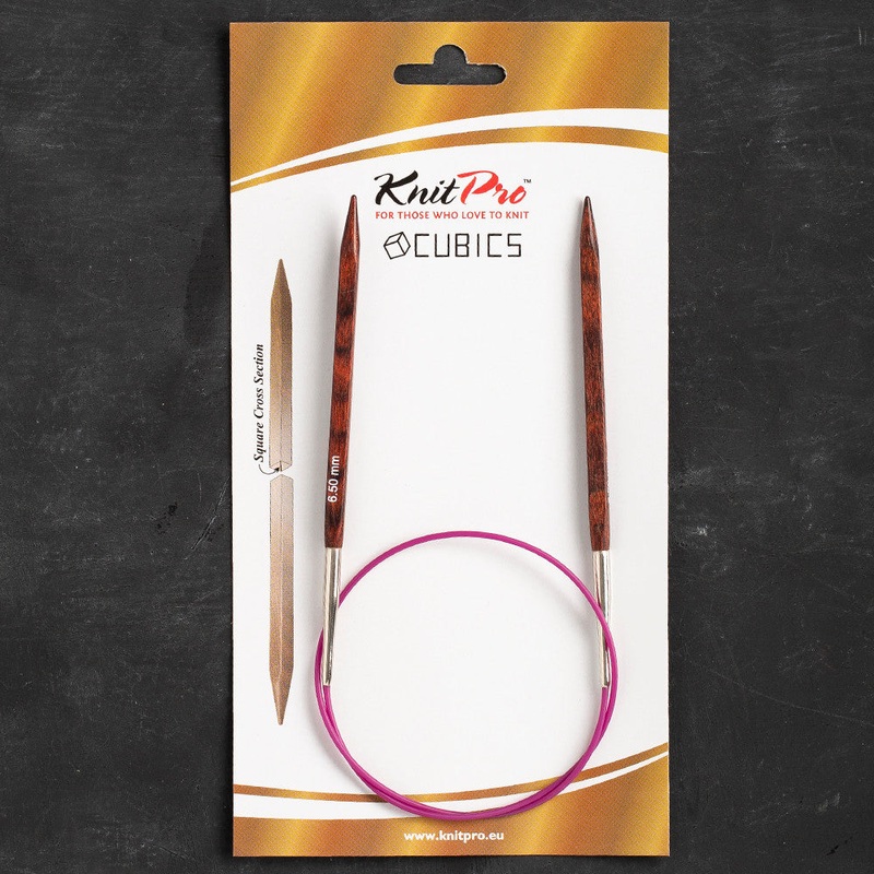 KnitPro Symfonie Cubics 6.5mm 60cm Cubic Circular Needle – 25329