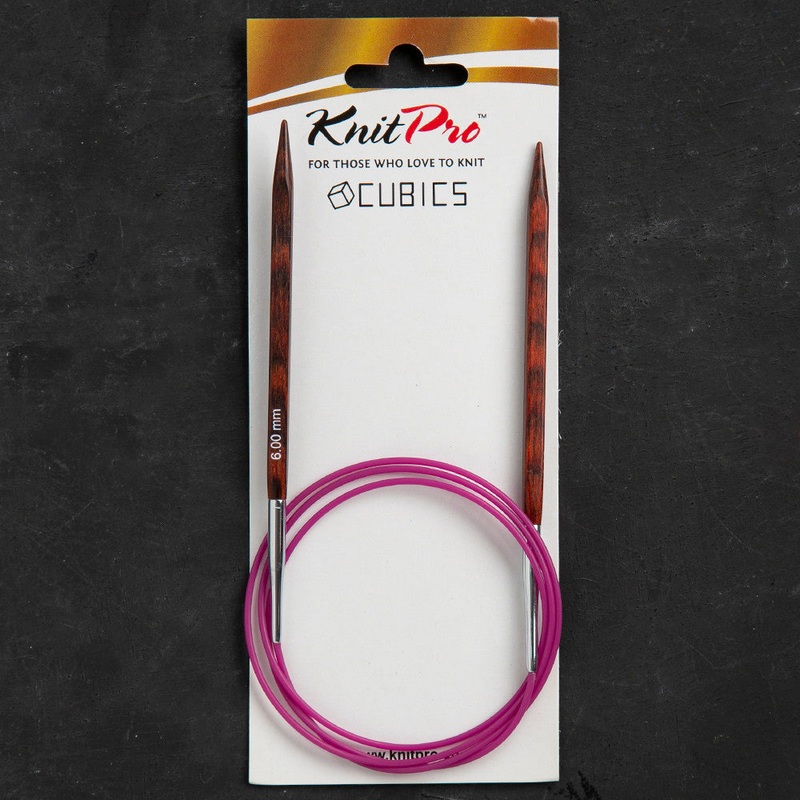 KnitPro Symfonie Cubics 6mm 100cm Cubic Circular Needle – 25348