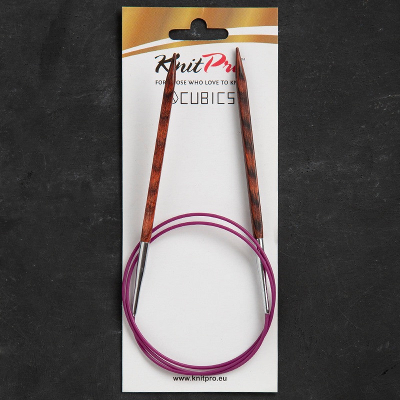 KnitPro Symfonie Cubics 6mm 80cm Cubic Circular Needle – 25337