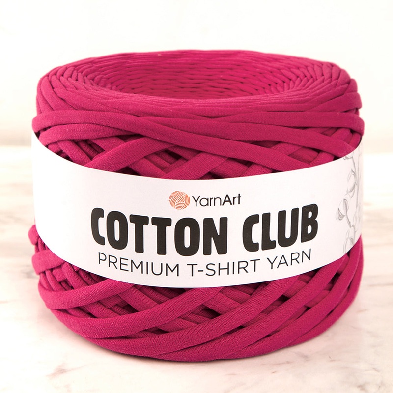 Yarnart COTTON CLUB T-Shirt Yarn Fuchsia-7338