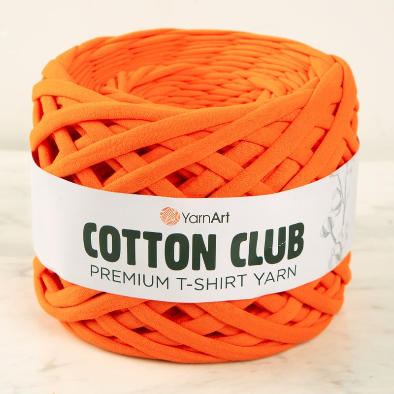 Yarnart COTTON CLUB T-Shirt Yarn Orange-7332