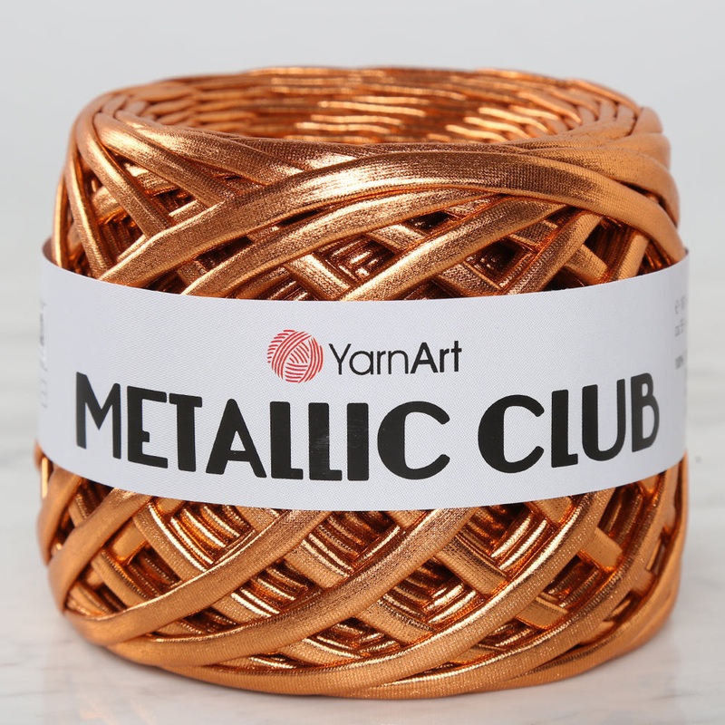 YARNART METALLIC CLUB Yarn, Copper – 8106
