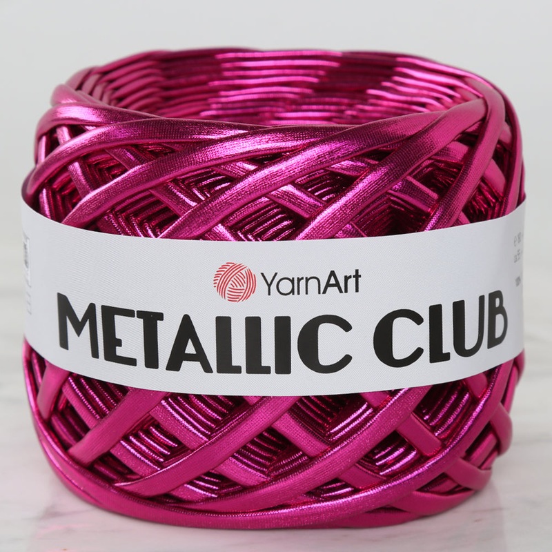 YARNART METALLIC CLUB Yarn, Fuchsia – 8111