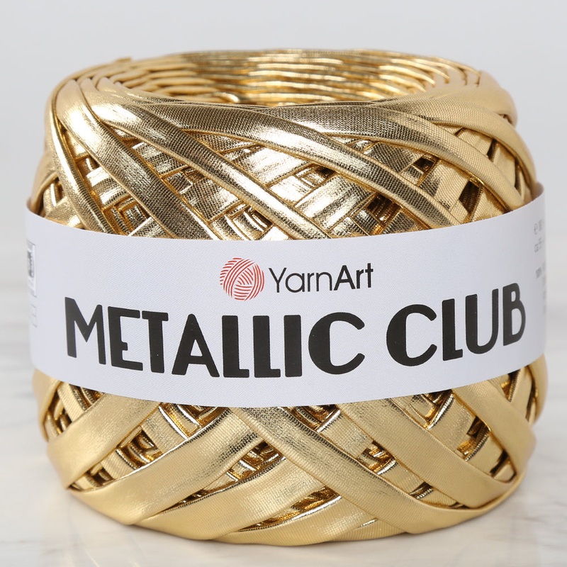 YARNART METALLIC CLUB Yarn, Gold – 8105