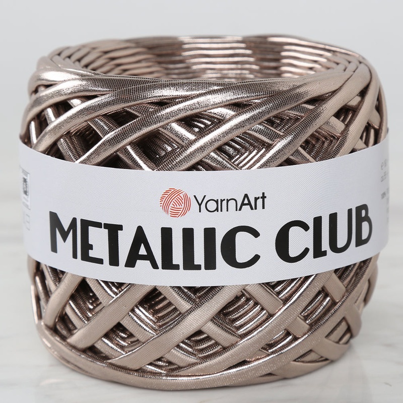 YARNART METALLIC CLUB Yarn, Mink – 8103