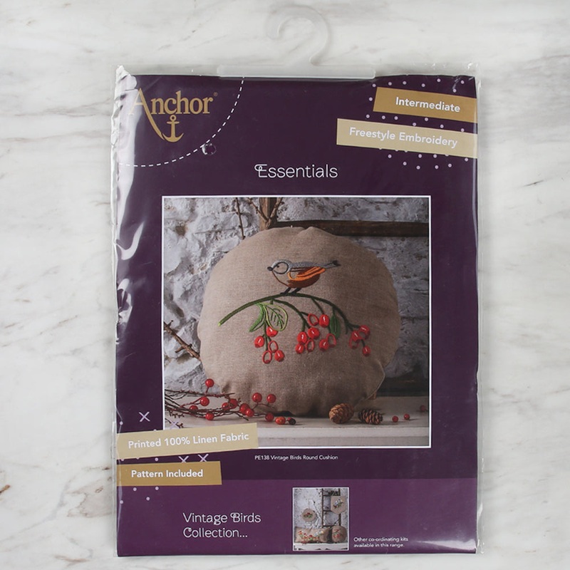 Anchor Hand Embroidery Kit – Bird – PE138