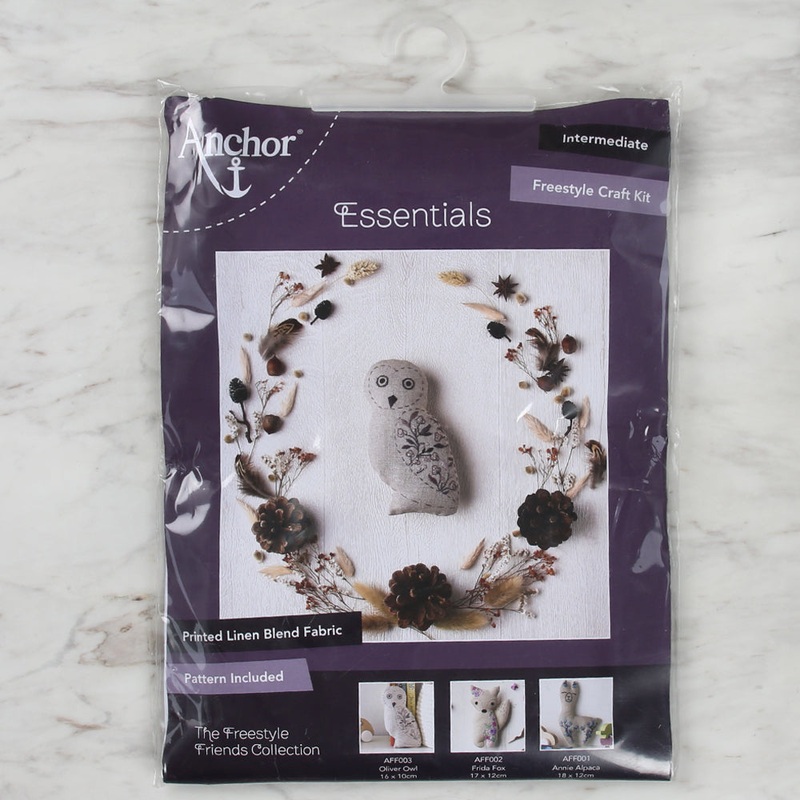 Anchor Hand Embroidery Kit – Owl – AFF003