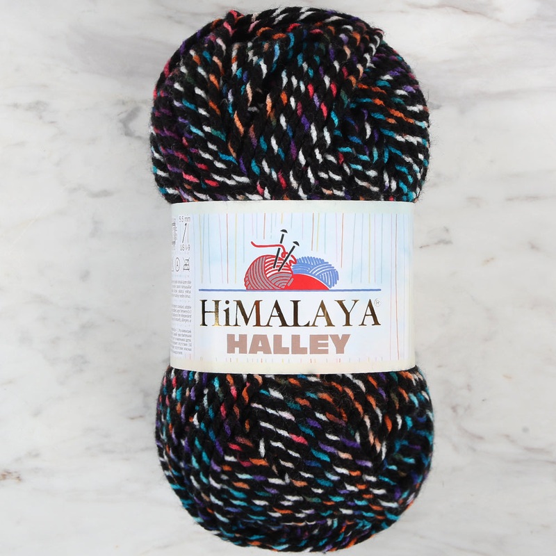 Himalaya Halley Hand Knitting Yarn, Black – 78011