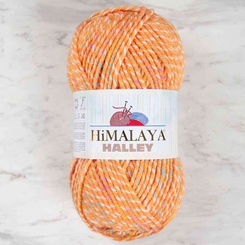 Himalaya Halley Hand Knitting Yarn, Orange – 78022