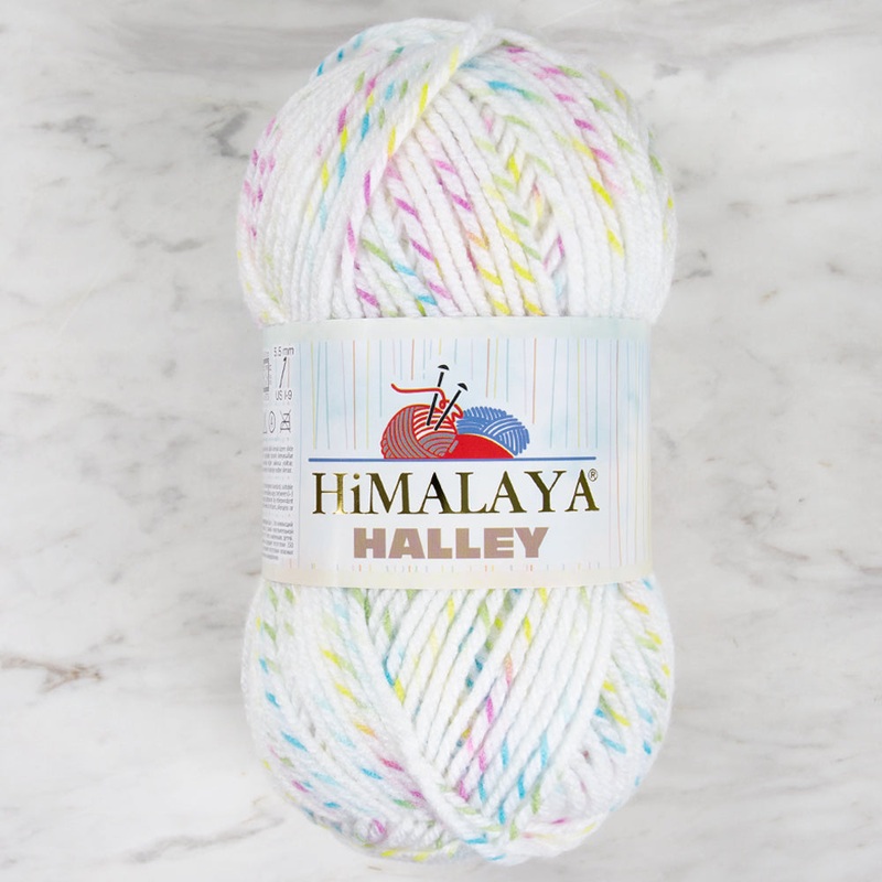 Himalaya Halley Hand Knitting Yarn, White – 78013