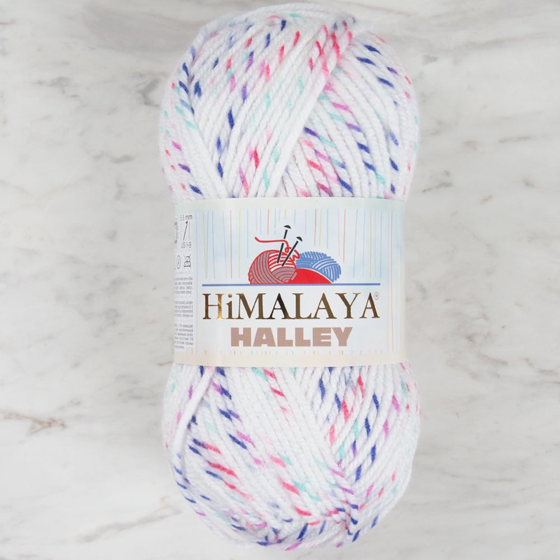 Himalaya Halley Hand Knitting Yarn, White – 78016