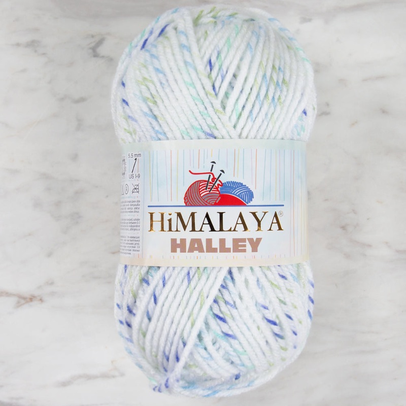 Himalaya Halley Hand Knitting Yarn, White – 78017