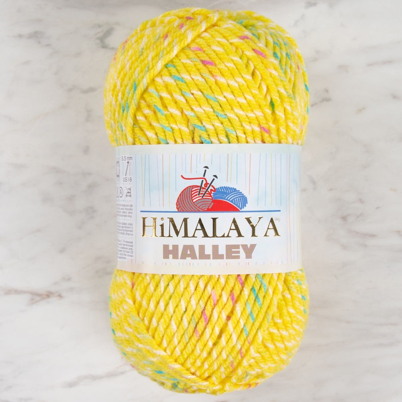 Himalaya Halley Hand Knitting Yarn, Yellow – 78021