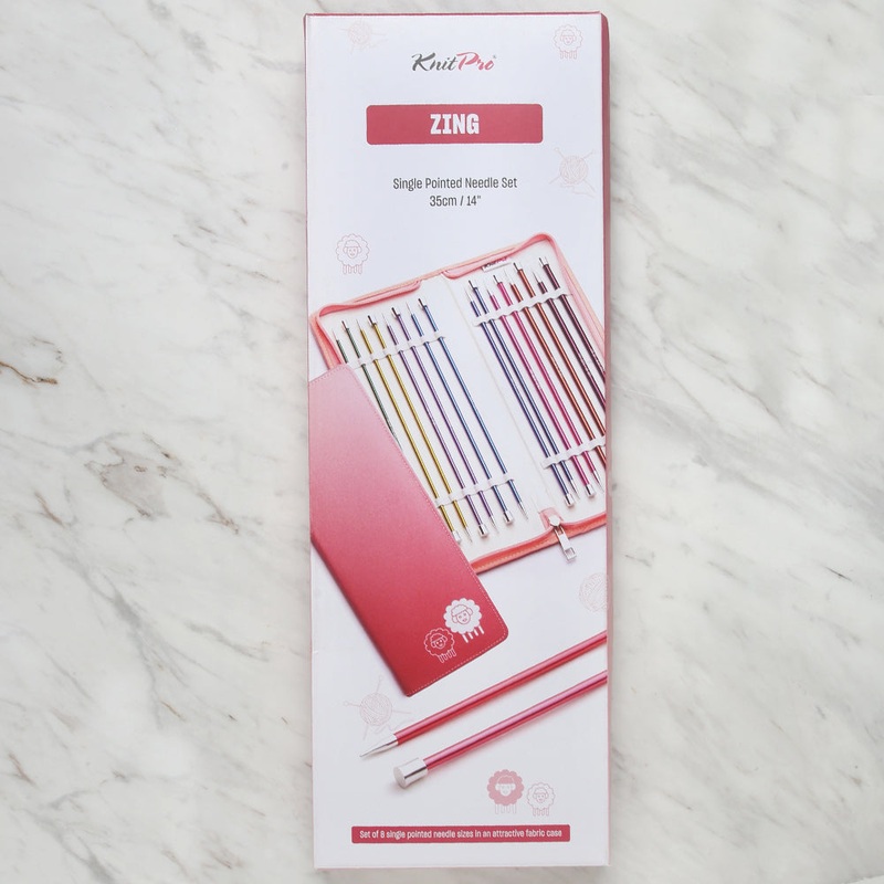 Knitpro Zing Knitting Needle Set (35cm) – 47428