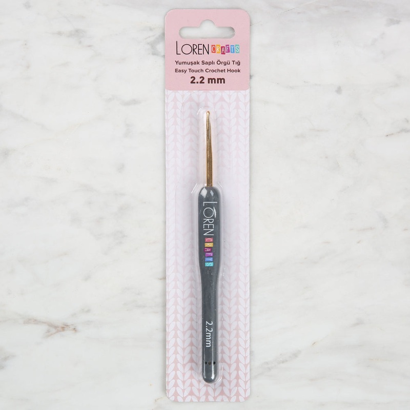 Loren Crafts Gold Tip Soft Handle Wool Crochet – 041 2,2 mm