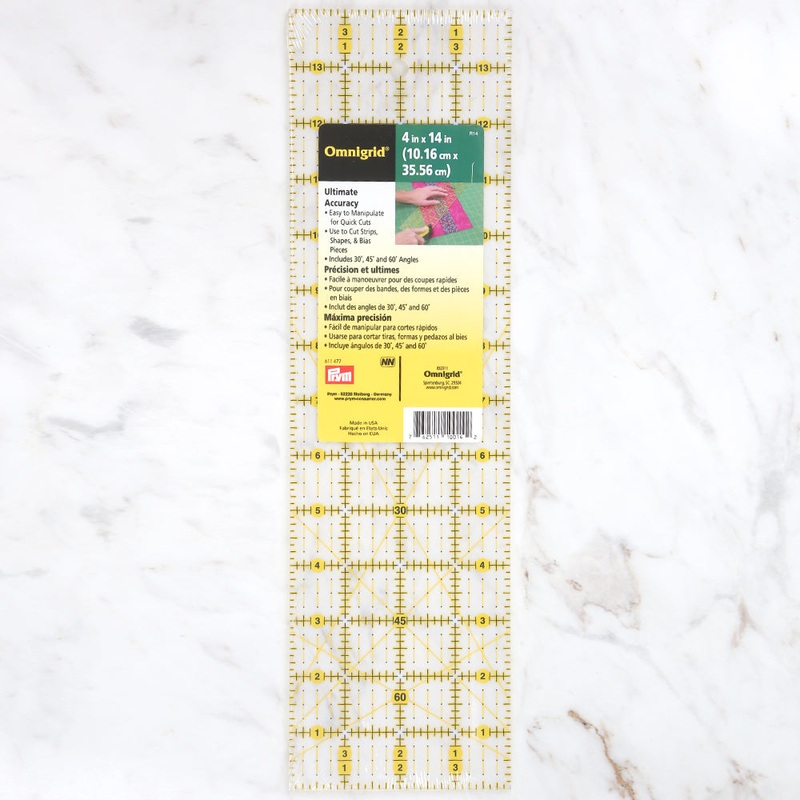 Prym Patchwork Ruler 10.16 cm x 35.56 cm – 611477